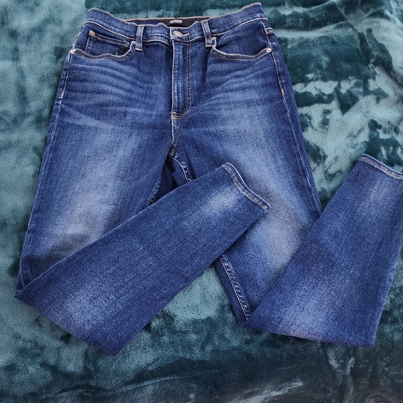 HUDSON JEANS Centerfold High Rise Super Skinny in Mohawk Size 28 NWOT - Picture 6 of 10